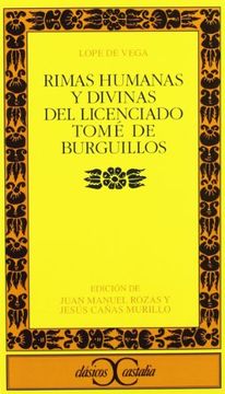 portada RIMAS HUMANAS Y DIVINAS DEL LICENCIADO TOME DE BURGUILLOS