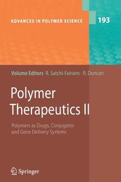 portada polymer therapeutics ii: polymers as drugs, conjugates and gene delivery sytems (en Inglés)