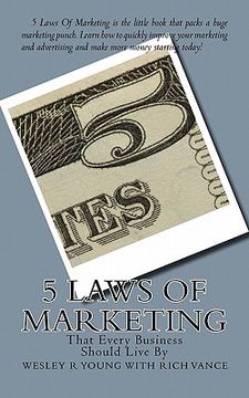 portada 5 laws of marketing (in English)