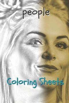 portada People Coloring Sheets: 30 People Drawings, Coloring Sheets Adults Relaxation, Coloring Book for Kids, for Girls, Volume 13 (en Inglés)