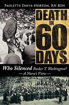 portada death in 60 days: who silenced booker t. (en Inglés)