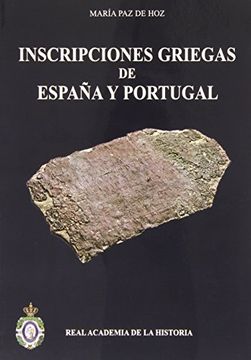 portada Inscripciones griegas de España y Portugal (Bibliotheca Archaeologica Hispana.)