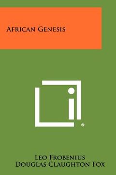 portada african genesis (en Inglés)