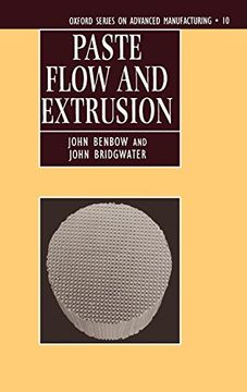 portada Paste Flow and Extrusion (Oxford Series on Advanced Manufacturing) (en Inglés)