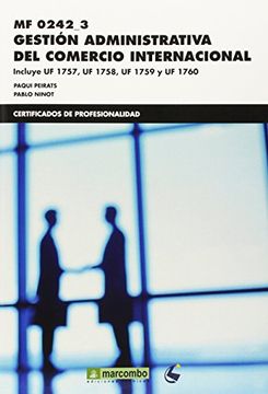 portada MF 0242_3 Gestión administrativa del comercio internacional (CERTIFICADOS DE PROFESIONALIDAD)