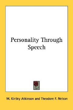 portada personality through speech (en Inglés)