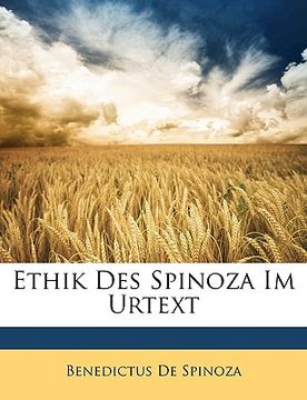portada Ethik Des Spinoza Im Urtext (en Alemán)