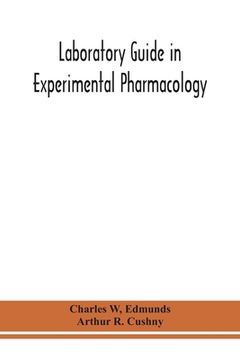 portada Laboratory guide in experimental pharmacology (en Inglés)