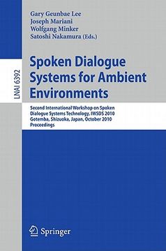 portada spoken dialogue systems for ambient environments (en Inglés)