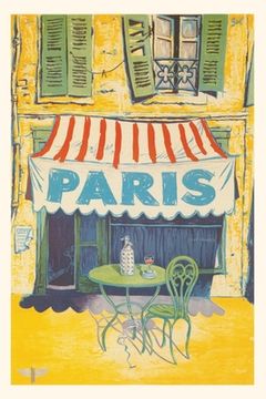 portada Vintage Journal Outdoor Cafe, Paris, France