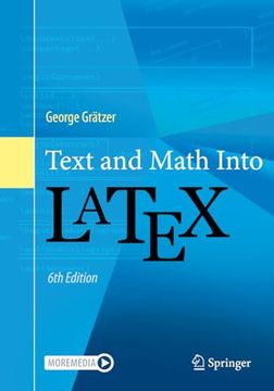 portada Text and Math Into Latex (en Inglés)