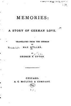 portada Memories, a story of German love (en Inglés)