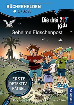 portada Die Drei? Kids, Bücherhelden 2. Klasse, Geheime Flaschenpost: Erste Detektivrätsel (en Alemán)