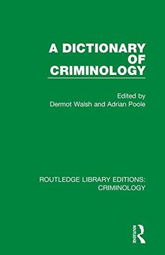 portada A Dictionary of Criminology (Routledge Library Editions: Criminology) 
