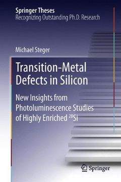 portada transition-metal defects in silicon: new insights from photoluminescence studies of highly enriched 28si (en Inglés)