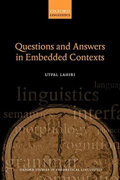 portada Questions and Answers in Embedded Contexts (Oxford Studies in Theoretical Linguistics) (en Inglés)