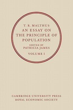portada Malthus: Essay Prin Population v1 (en Inglés)