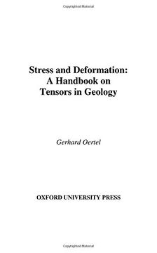 portada Stress and Deformation: A Handbook on Tensors in Geology (in English)