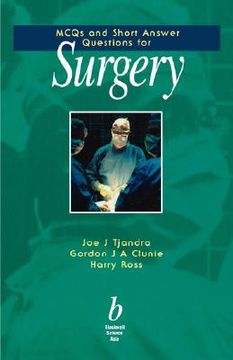 portada mcqs and short answer questions for surgery (en Inglés)