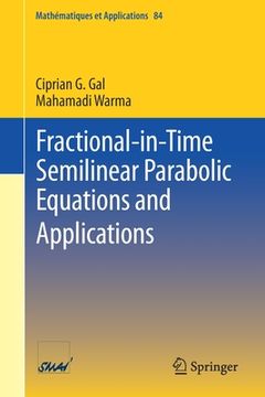 portada Fractional-In-Time Semilinear Parabolic Equations and Applications (en Inglés)