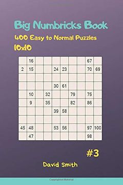 portada Big Numbricks Book - 400 Easy to Normal Puzzles 10X10 Vol. 3 (en Inglés)