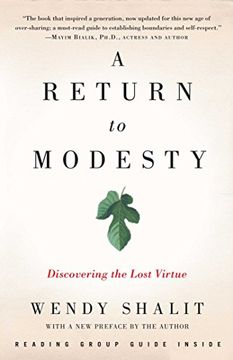 portada A Return to Modesty: Discovering the Lost Virtue (en Inglés)
