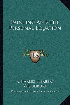 portada painting and the personal equation (en Inglés)