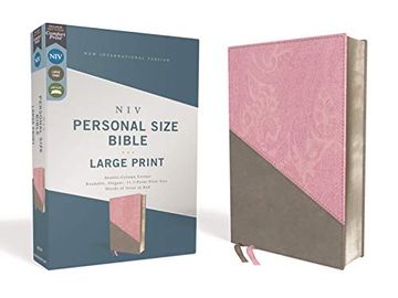 portada Niv, Personal Size Bible, Large Print, Leathersoft, Pink (in English)