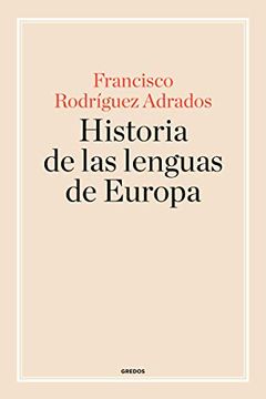 portada Historia de las Lenguas de Europa