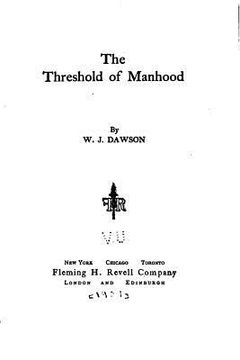 portada The Threshold of Manhood (en Inglés)