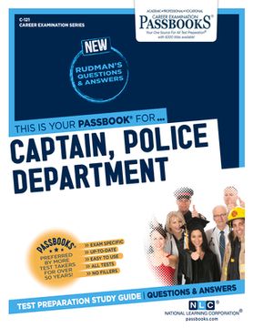 portada Captain, Police Department (C-121): Passbooks Study Guide Volume 121 (en Inglés)