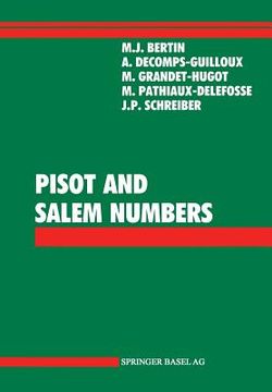 portada Pisot and Salem Numbers (in English)