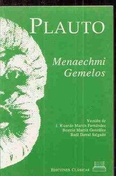 portada Menaechmi. Gemelos.Version de Ricardo Martin y otros (in Spanish)