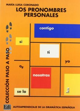 portada Colección Paso a Paso Los Pronombres Personales: Autoaprendizaje de la Gramática Española (en Inglés)