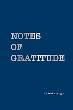 portada Notes of Gratitude (en Inglés)