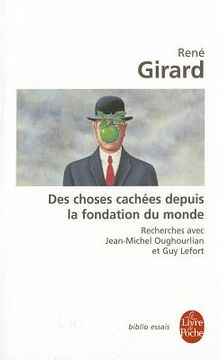 portada Des Choses Cachees Depuis Fondation Du Monde (en Francés)
