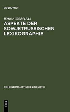 portada Aspekte der Sowjetrussischen Lexikographie (in German)