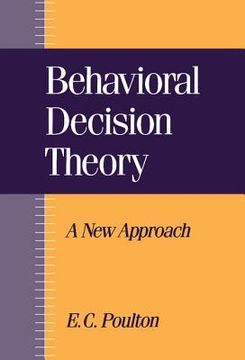 portada Behavioral Decision Theory: A new Approach (in English)