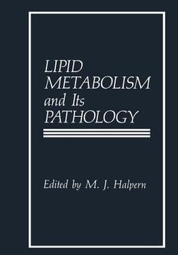 portada Lipid Metabolism and Its Pathology (in English)
