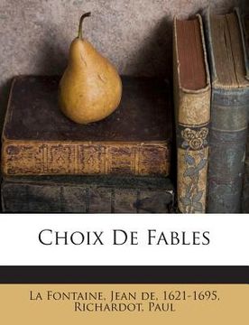 portada Choix De Fables