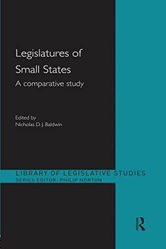 portada Legislatures of Small States: A Comparative Study (en Inglés)