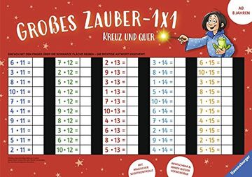 portada Großes Zauber-1X1: Kreuz und Quer (Ravensburger Zaubertafel) (en Alemán)