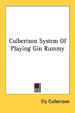portada culbertson system of playing gin rummy
