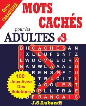 portada MOTS CACHÉS pour les ADULTES # 3 (en Francés)