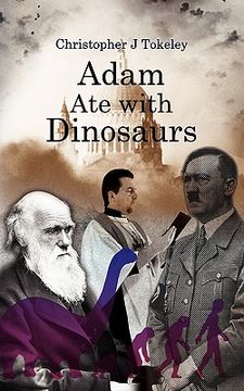 portada adam ate with dinosaurs (en Inglés)