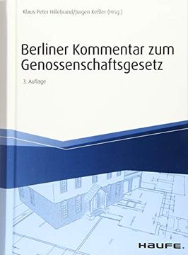 portada Berliner Kommentar zum Genossenschaftsgesetz -Language: German (en Alemán)