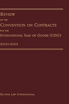 portada review of convention on contracts for international sale of goods 2000-2001 (en Inglés)