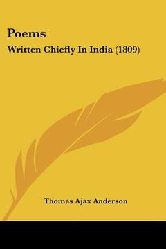 portada poems: written chiefly in india (1809)