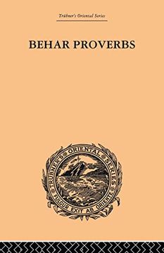 portada Behar Proverbs (en Inglés)