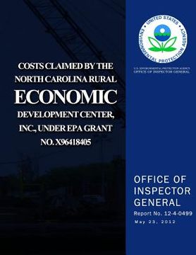 portada Costs Claimed by the North Carolina Rural Economic Development Center, Inc., Und (en Inglés)